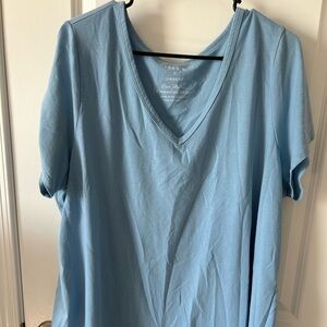 Torrid Classic Fit Soft Blue Tee